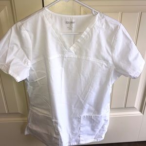 White Scrub Top